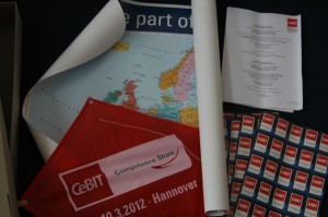 Post vom CeBIT Competence Store an Händler